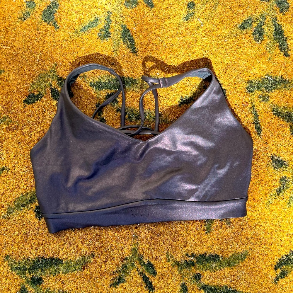 Athleta Metallic Sports Bra